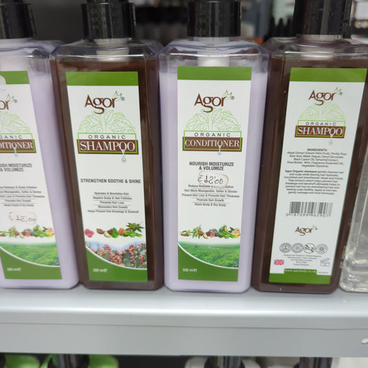 Agora shampoo and conditioner